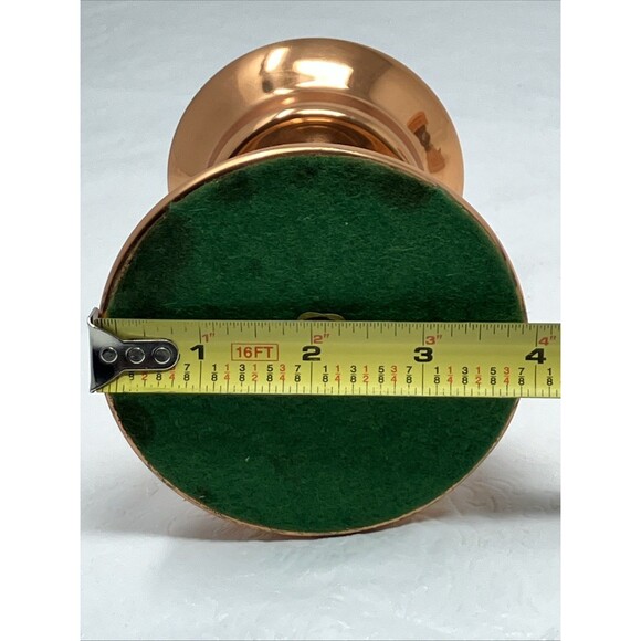 2 CopperCraft Guild Copper & Wood Taper Candle Holders Made in USA Vintage MCM - Picture 11 of 11